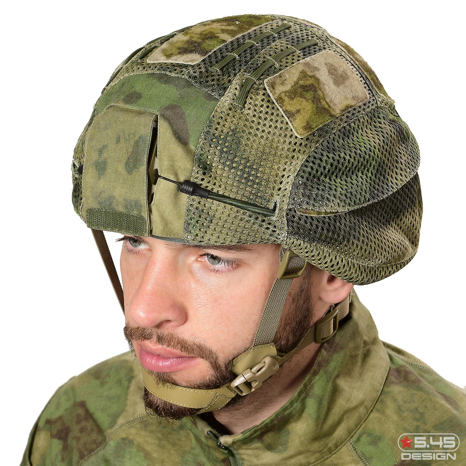 Special outlet with CORDURA 500D flap on the forehead ensures access to the night optics mount.